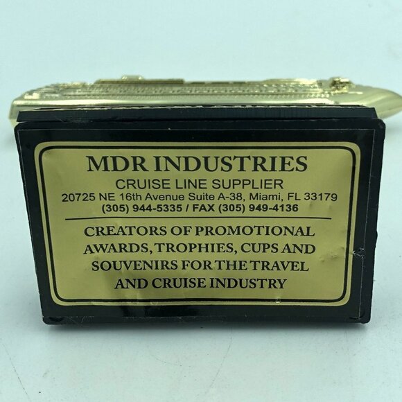 CARNIVAL MIRACLE SHIP ON A STICK CRUISE TROPHY - Picture 3 of 4